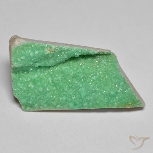 10.71ct طبيعي أخضر مصفر دروزي فاريسسيت, فانسى, غير شفاف