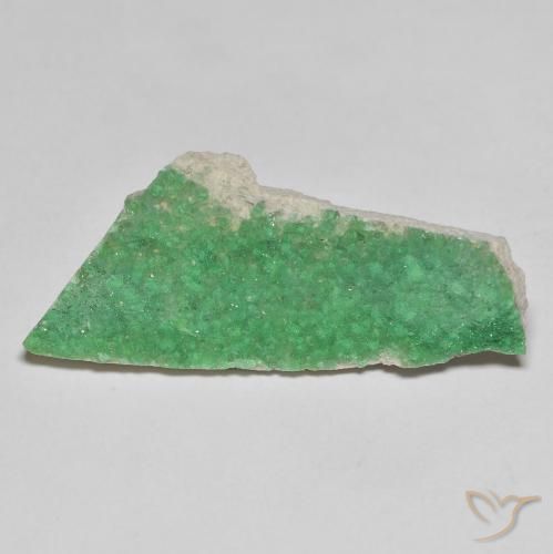 6.91ct طبيعي أخضر سرخسى غامق دروزي فاريسسيت, فانسى, غير شفاف