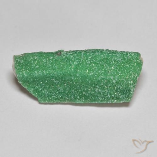 6.29ct طبيعي أخضر سرخسى غامق دروزي فاريسسيت, فانسى, غير شفاف