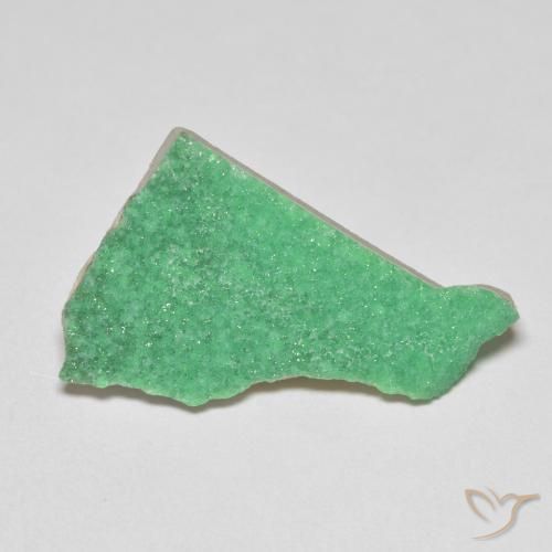 7.61ct طبيعي أخضر النفل دروزي فاريسسيت, فانسى, غير شفاف