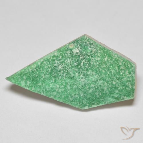 11.69ct طبيعي أخضر النفل دروزي فاريسسيت, فانسى, غير شفاف