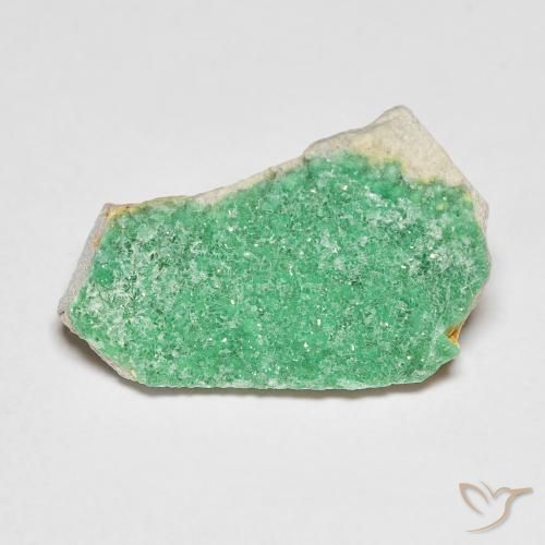 6.19ct طبيعي أخضر برسيمى دروزي فاريسسيت, فانسى, غير شفاف
