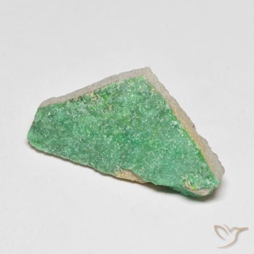 8.04ct طبيعي أخضرالنعناع دروزي فاريسسيت, فانسى, غير شفاف