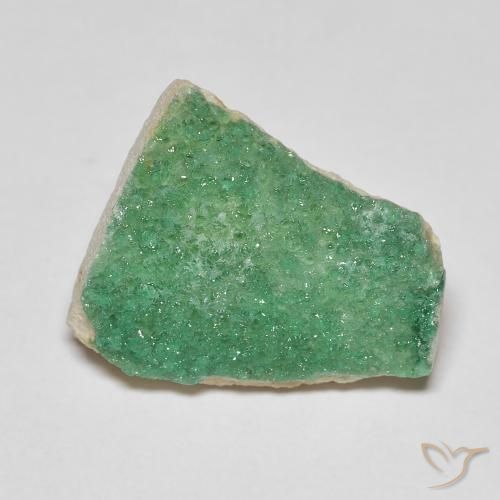6.88ct طبيعي أخضر متوسط دروزي فاريسسيت, فانسى, غير شفاف