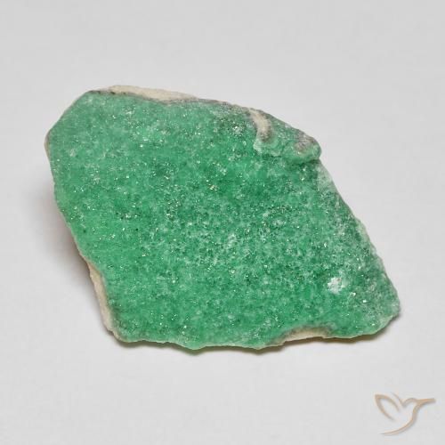 6.09ct طبيعي أخضر متوسط دروزي فاريسسيت, فانسى, غير شفاف