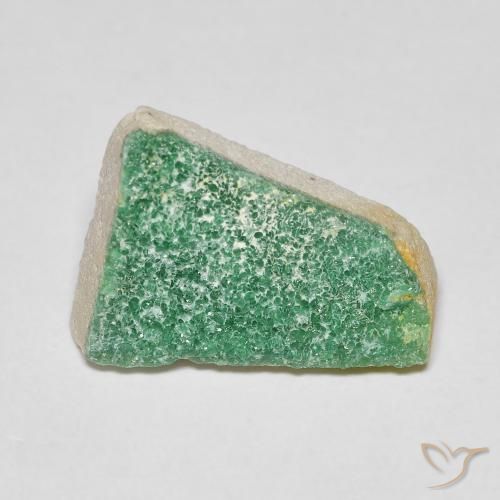 4.69ct طبيعي أخضر متوسط دروزي فاريسسيت, فانسى, غير شفاف