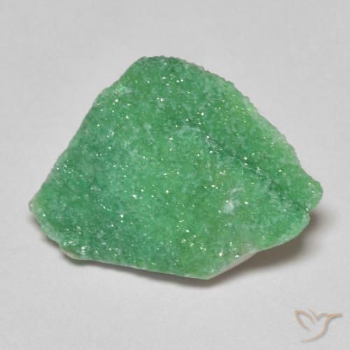 3.58ct طبيعي أخضر النفل دروزي فاريسسيت, فانسى, غير شفاف