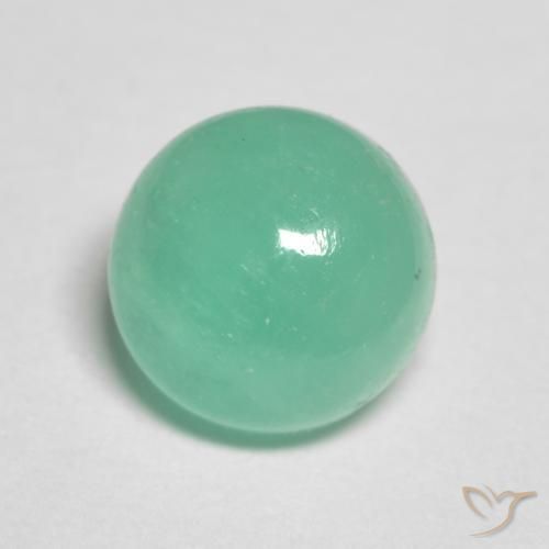 1.80ct طبيعي أخضر متوسط زمرد, دائري, نصف شفاف