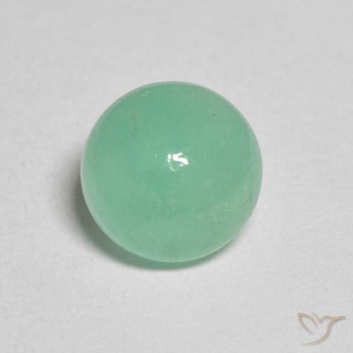 1.18ct طبيعي اخضر زاهى زمرد, دائري, نصف شفاف