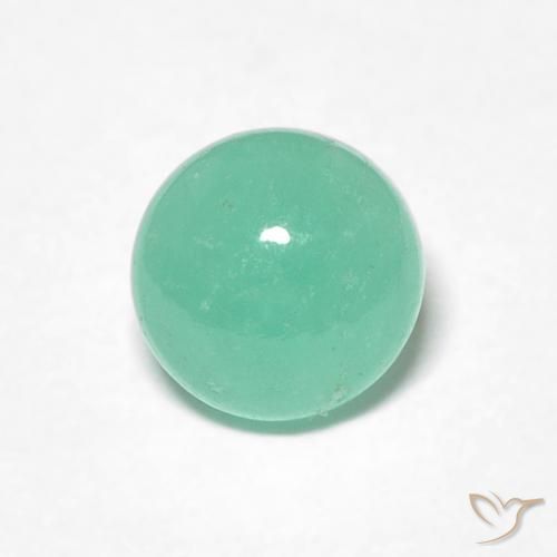 0.82ct طبيعي أخضر فستقى زمرد, دائري, نصف شفاف