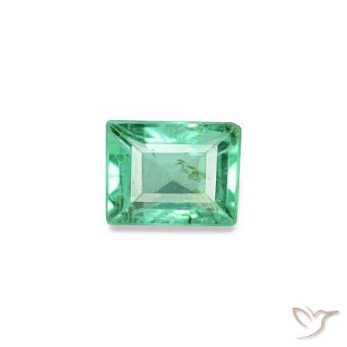 0.13ct أخضر زمرد, باغيت, قليلا جدا