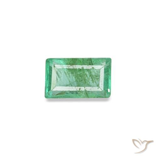 0.14ct أخضر زمرد, باغيت, SI