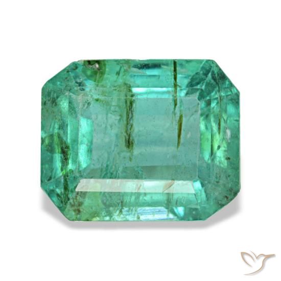 1.84ct أخضر زمرد, قص الزمرد, VS-SI