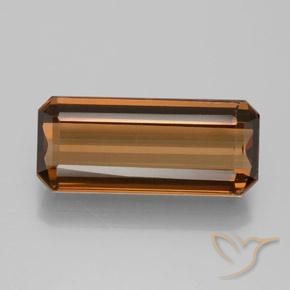 7.10ct طبيعي بنى عين الجمل إنستاتيت, قص الزمرد, قليلا جدا