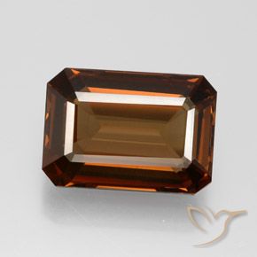 6.69ct طبيعي بني محمر إنستاتيت, قص الزمرد, VVS