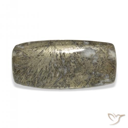 41.68ct طبيعي متعدد الألوان Feather Pyrite, وسادة, غير شفاف