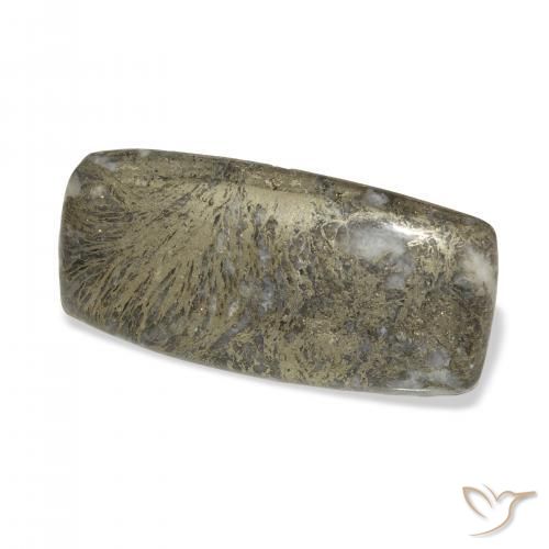 Feather Pyrite متعدد الألوان طبيعي، وسادة، 41.68 قيراط، غير شفاف