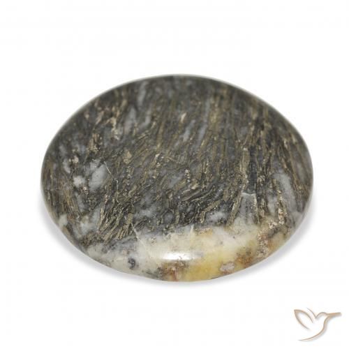 Feather Pyrite متعدد الألوان طبيعي، دائري، 35.90 قيراط، غير شفاف