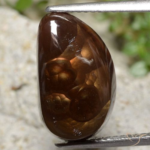 6.30ct طبيعي متعدد الألوان عقيق النار, فانسى, غير شفاف