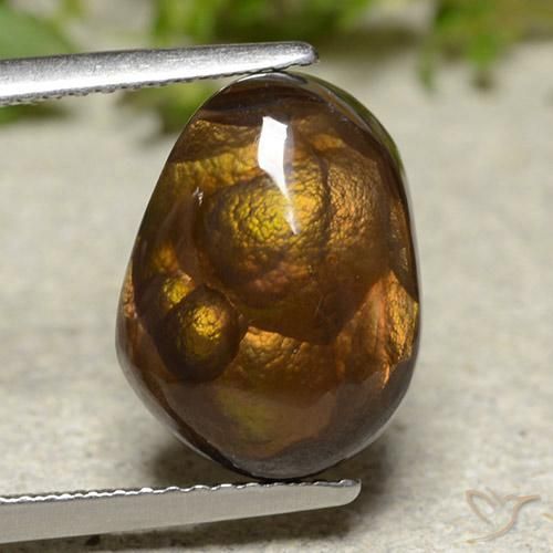 6.07ct طبيعي متعدد الألوان عقيق النار, فانسى, غير شفاف