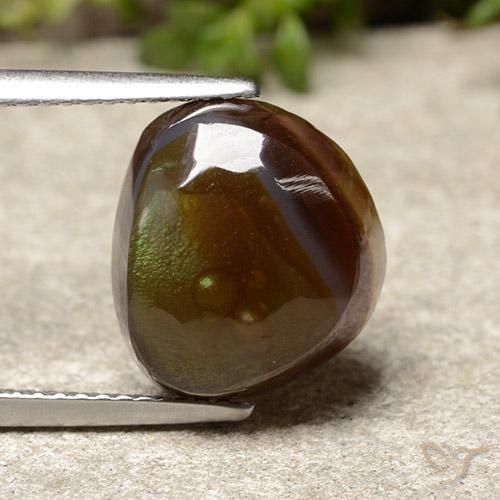 5.77ct طبيعي متعدد الألوان عقيق النار, فانسى, غير شفاف
