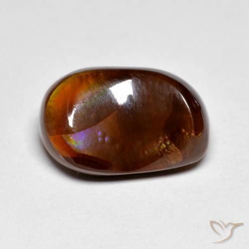 5.66ct طبيعي متعدد الألوان عقيق النار, فانسى, غير شفاف