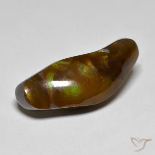 10.15ct طبيعي متعدد الألوان عقيق النار, فانسى, غير شفاف