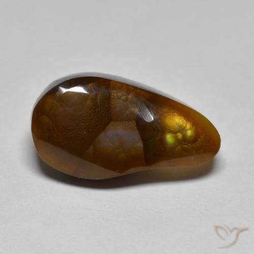 7.12ct طبيعي متعدد الألوان عقيق النار, فانسى, غير شفاف