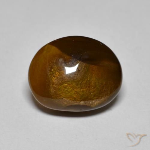 4.24ct طبيعي متعدد الألوان عقيق النار, فانسى, غير شفاف
