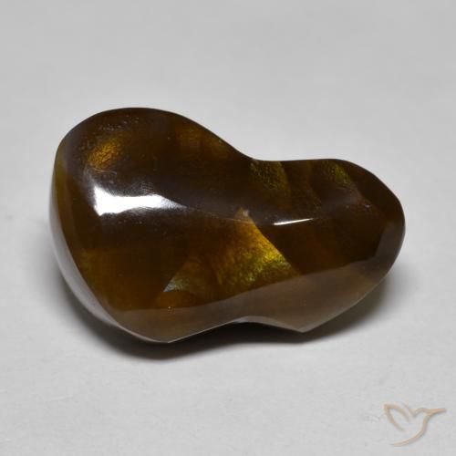 9.44ct طبيعي متعدد الألوان عقيق النار, فانسى, غير شفاف