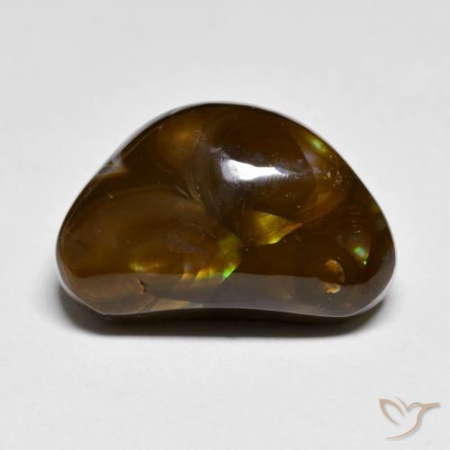9.39ct طبيعي متعدد الألوان عقيق النار, فانسى, غير شفاف