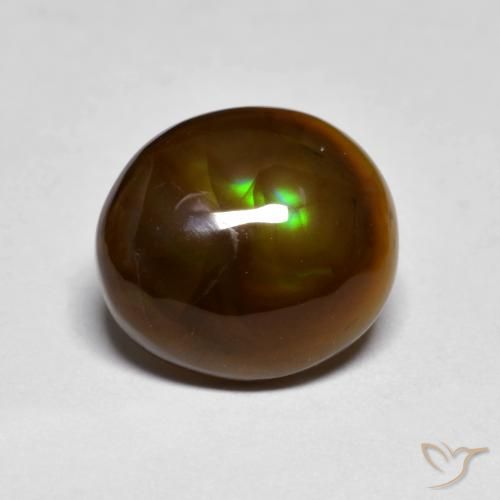3.31ct طبيعي متعدد الألوان عقيق النار, فانسى, غير شفاف