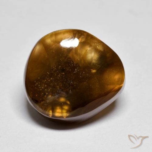 6.82ct طبيعي متعدد الألوان عقيق النار, فانسى, نصف شفاف