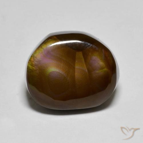 6.88ct طبيعي متعدد الألوان عقيق النار, فانسى, غير شفاف