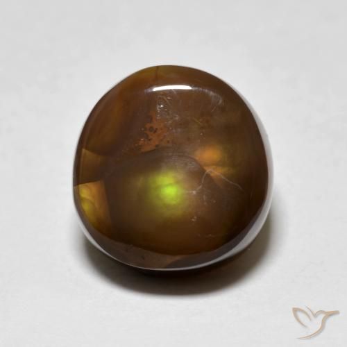 4.82ct طبيعي متعدد الألوان عقيق النار, فانسى, غير شفاف