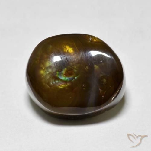 6.75ct طبيعي متعدد الألوان عقيق النار, فانسى, غير شفاف