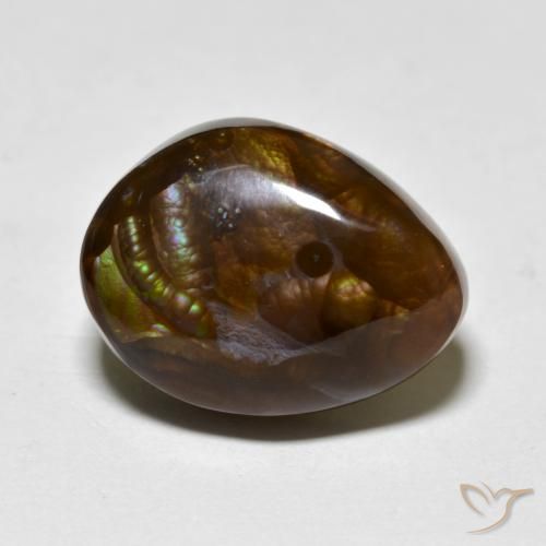 8.92ct طبيعي متعدد الألوان عقيق النار, فانسى, غير شفاف