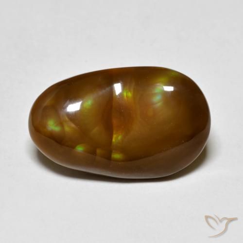 5.46ct طبيعي متعدد الألوان عقيق النار, فانسى, غير شفاف