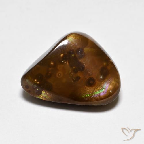 5.65ct طبيعي متعدد الألوان عقيق النار, فانسى, غير شفاف