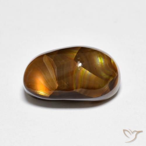 3.99ct طبيعي متعدد الألوان عقيق النار, فانسى, غير شفاف