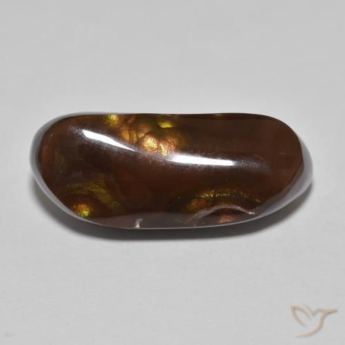 8.67ct طبيعي متعدد الألوان عقيق النار, فانسى, غير شفاف