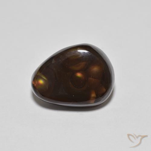 4.95ct طبيعي متعدد الألوان عقيق النار, فانسى, غير شفاف