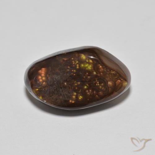 8.77ct طبيعي متعدد الألوان عقيق النار, فانسى, غير شفاف