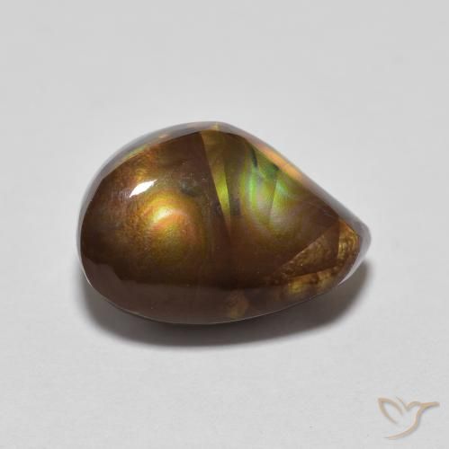 4.02ct طبيعي متعدد الألوان عقيق النار, فانسى, غير شفاف