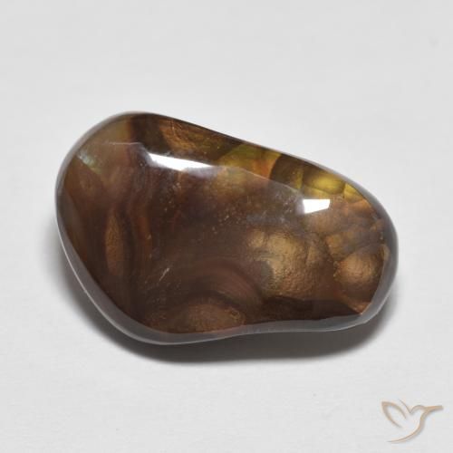 7.98ct طبيعي متعدد الألوان عقيق النار, فانسى, غير شفاف