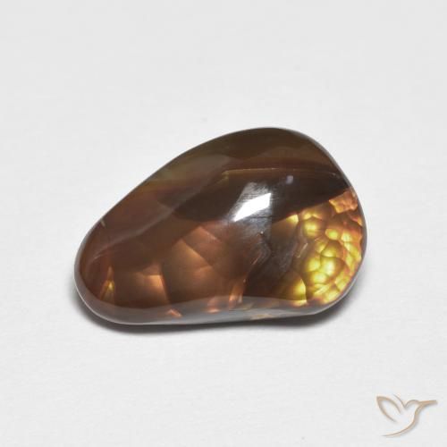 2.61ct طبيعي متعدد الألوان عقيق النار, فانسى, غير شفاف