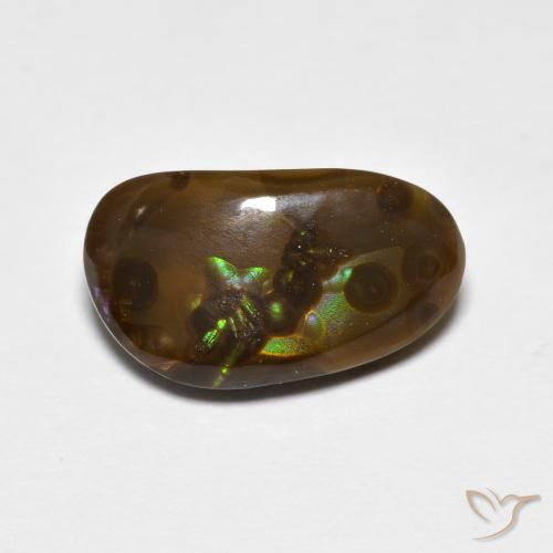 4.62ct طبيعي متعدد الألوان عقيق النار, فانسى, غير شفاف