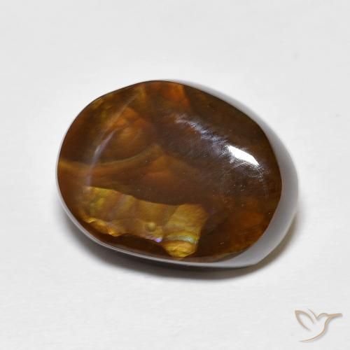 8.27ct طبيعي متعدد الألوان عقيق النار, فانسى, غير شفاف