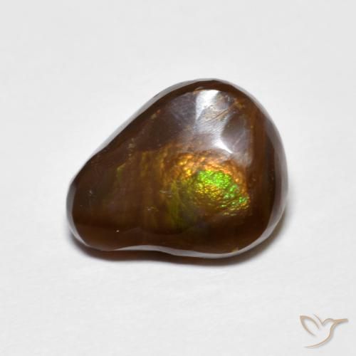 4.55ct طبيعي متعدد الألوان عقيق النار, فانسى, غير شفاف