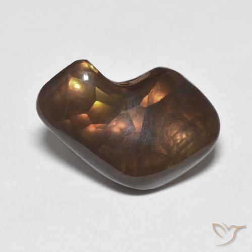 4.74ct طبيعي متعدد الألوان عقيق النار, فانسى, غير شفاف